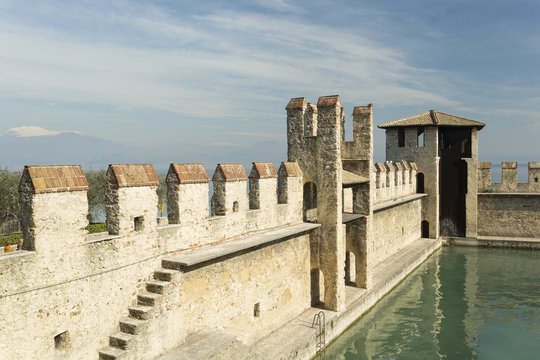 Castle of Sirmione. Italy