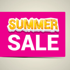vector hot summer sale sticker . 