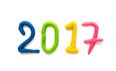 plasticine figures isolated