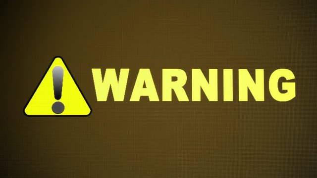 Внимание - LED панель,
предупреждающая надпись и символ мигают.