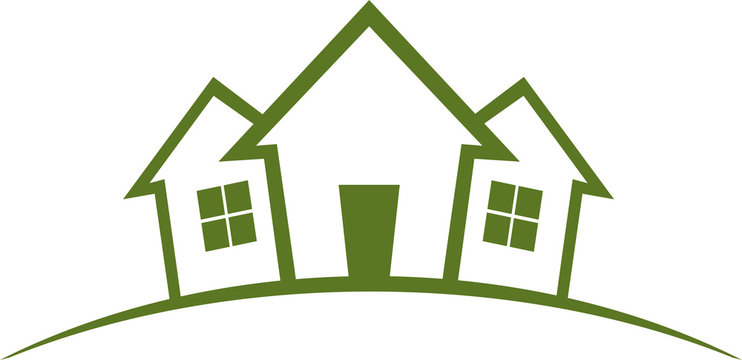 Логотип экологически чистые дома