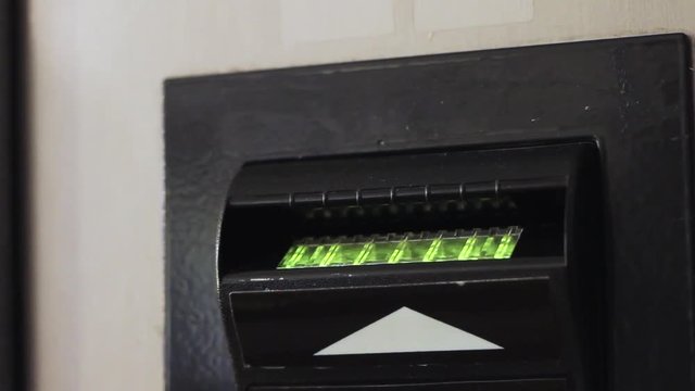 Bill Acceptor From an Atm.