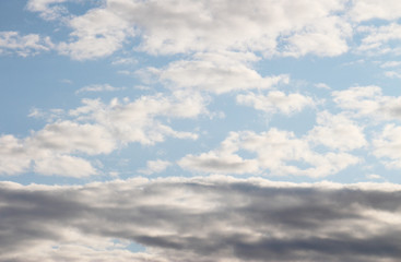 Obraz premium cloud of light and dark clouds