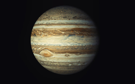 Jupiter, Elements of this image furnished by NASA