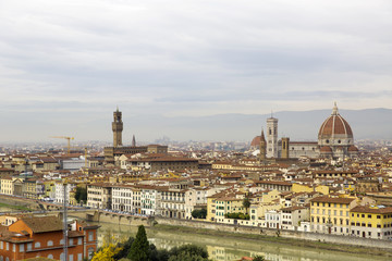 Fototapeta na wymiar Piazzale Michelangelo in Florence,Italy