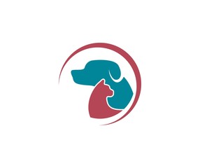 Dog cat logo
