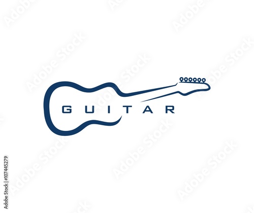 "Guitar logo" Stock image and royalty-free vector files on Fotolia.com
