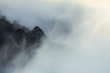 Mt Huangshan in Anhui province,China