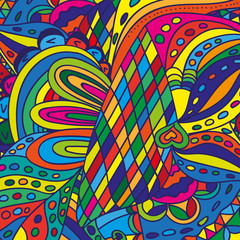 Color doodle background