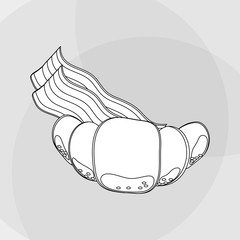 Breakfast icon design, vector illustration