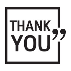 Fototapeta premium THANK YOU Lettering Illustration design