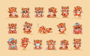 Set of Tiger cubs