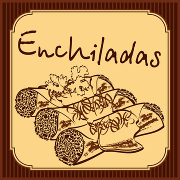 Enchiladas vector