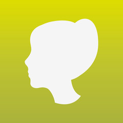 woman silhouette design 