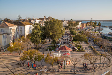 Stadtpanorama Faro, Algarve, Portugal