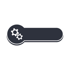 cog setting icon banner template