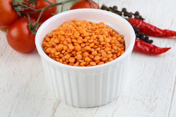 Red lentils