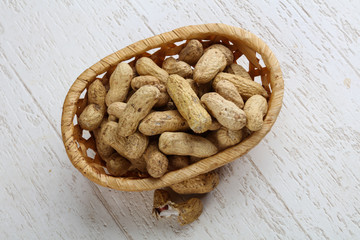 Peanuts in the bowl