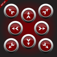 icons with arrows - eight directions