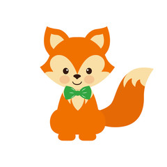 fox with tie