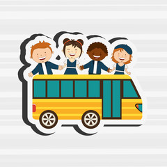 students back to school design 