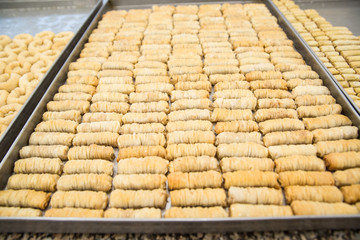 Oriental sweets with honey and nuts