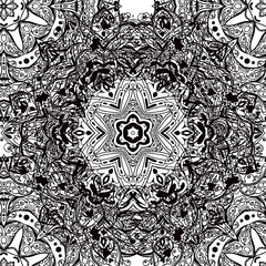 Fototapeta premium Seamless oriental ornament in the style of baroque. Traditional classic vector pattern