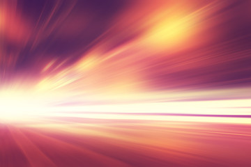 Obraz premium Abstract image of night lights with in the city.Motion blur.