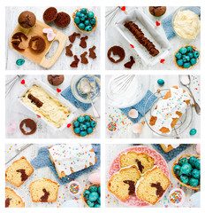 Recipe step by step Easter bunny cake