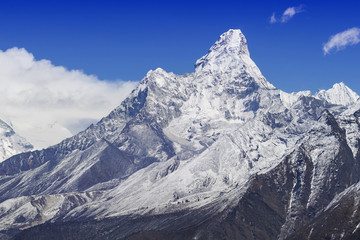 Mount Ama Dablam in the Nepal Himalaya
