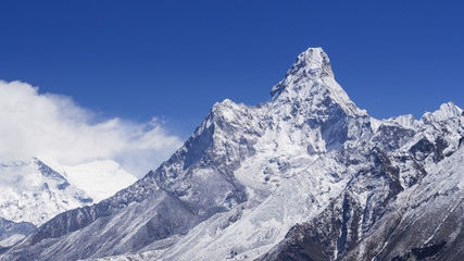 Fototapeta na wymiar Mount Ama Dablam in the Nepal Himalaya