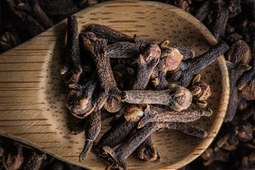 Wooden Spoon with Cloves