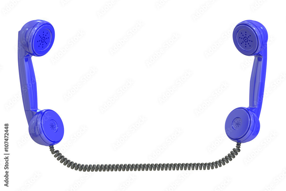 Poster handsets, 3d rendering