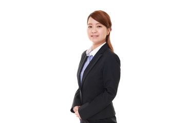 笑顔のビジネスウーマン