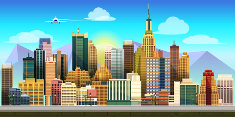 City Game Background © 2dvill