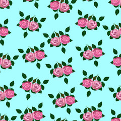 seamless wallpaper pink roses