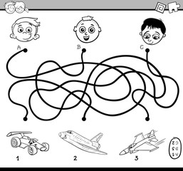maze activity for coloring