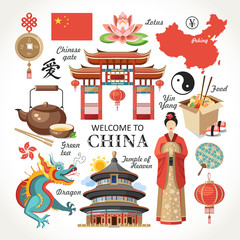 welcome to China capital set red collection