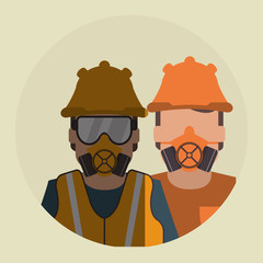 Safety icon design, vector illustration