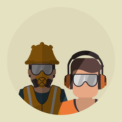 Safety icon design, vector illustration