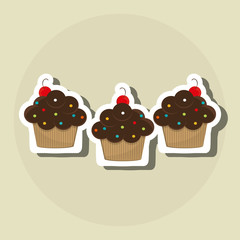 cupcake icon design
