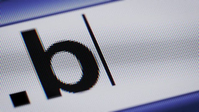 Domain of Brazil on a screen