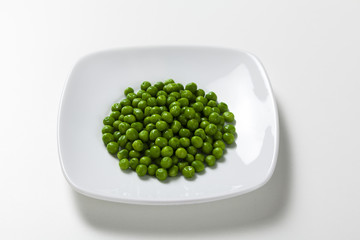 Steamed peas