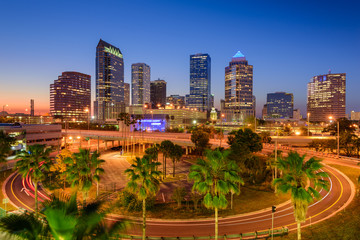 Fototapeta premium Tampa Florida Skyline