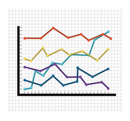 Naklejka premium statistical data design 