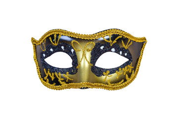 Carnival mask isolated on white background