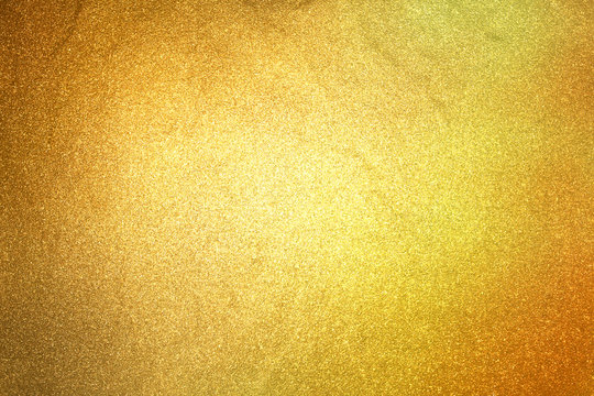 close up golden glitter stone wall texture for glamour holiday b