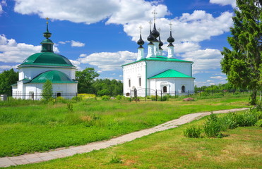 Summer landscape in Suzdal