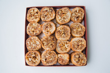 Oriental sweets with honey and nuts