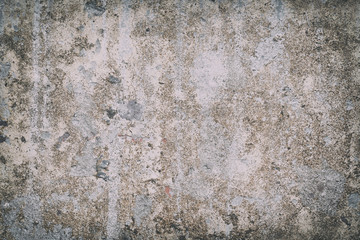 Rough finishing of concrete - vintage filter effect